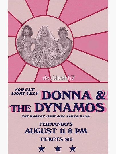 Donna and the Dynamos poster Poster