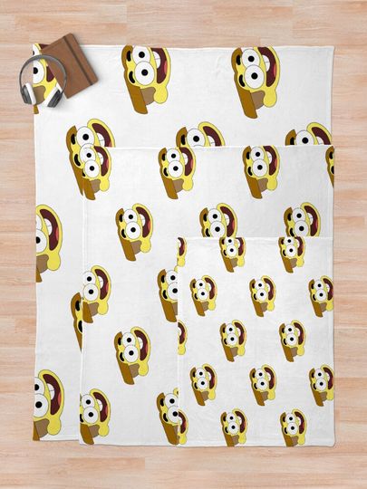 Cricket green Throw Blanket