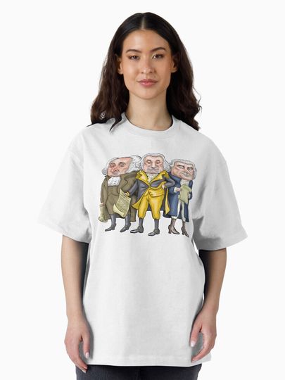 Founding Fathers | By Graeme MacKay Oversized T-Shirt