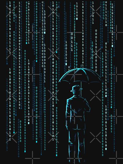 Binary Code | Matrix Digital Storm Essential T-Shirt