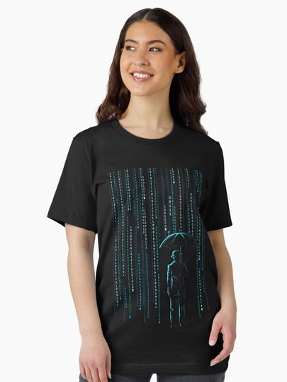 Binary Code | Matrix Digital Storm Essential T-Shirt