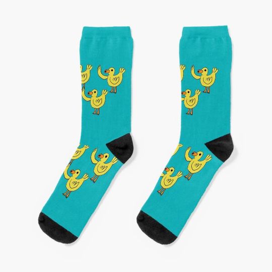 A bunch of baby ducks Regular Show Socks