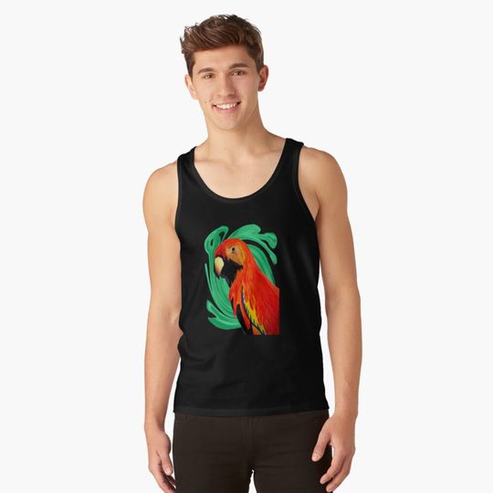 The Amazon Parrot Tank Top, Jimmy Buffett Tank Tops