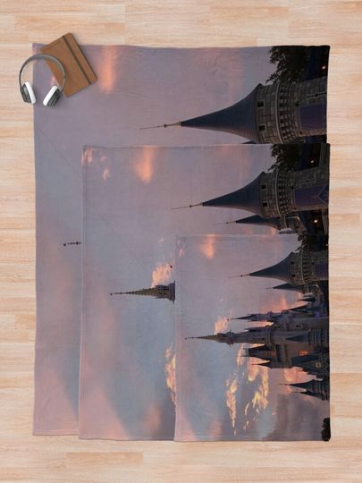 Disney Castle Throw Blanket