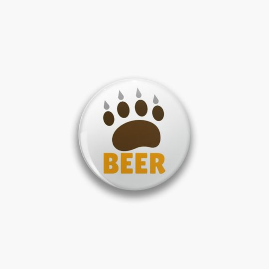 Bear Deer Beer Pin