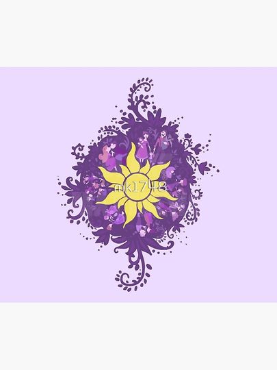 Tangled - Sun - Kingdom Dance Throw Blanket