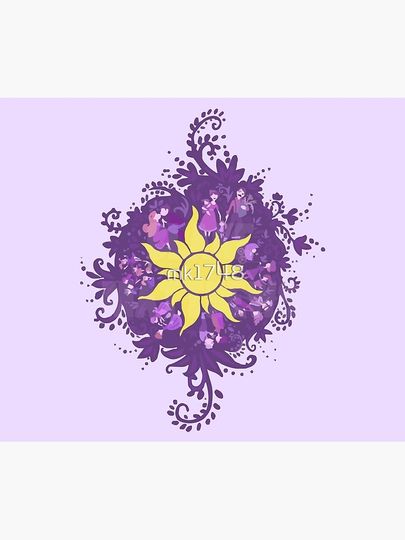 Tangled - Sun - Kingdom Dance Shower Curtain