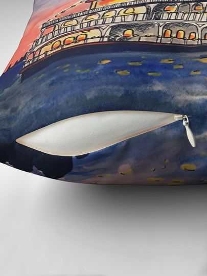 The Princess and the Frog Water Color Pillow