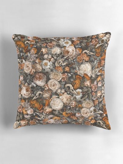 Baroque Macabre Pillow