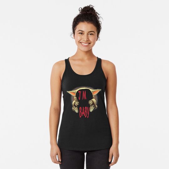 IM BABY Racerback Tank Top