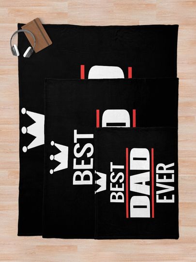 best dad ever Throw Blanket