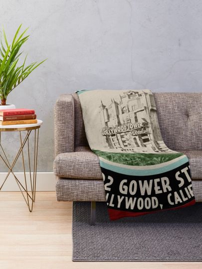 Hollywood Tower Throw Blanket