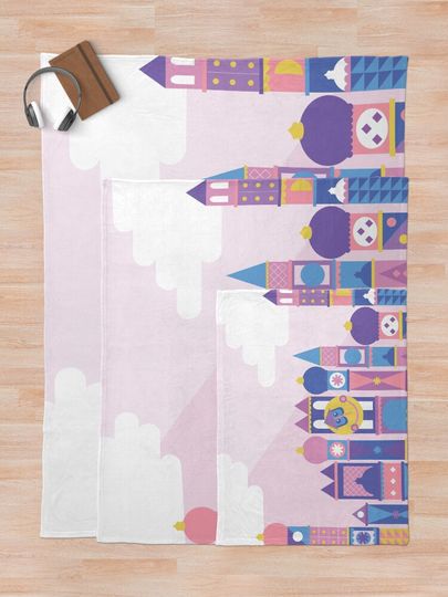 It's a small world after all Throw Blanket