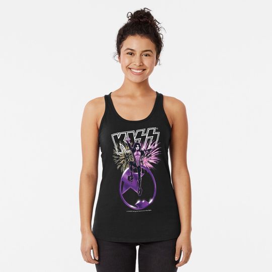 Kiss band  - Starchild Racerback Tank Top