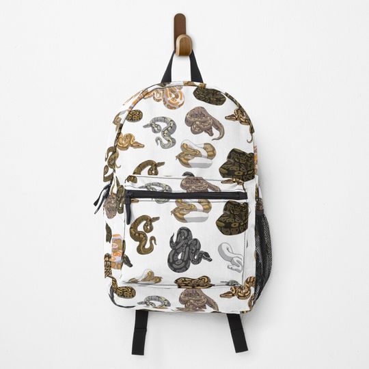 Ball Python Morph Snake Pattern Backpack