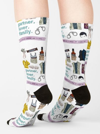 Mickey Milkovich things Flatlay Socks
