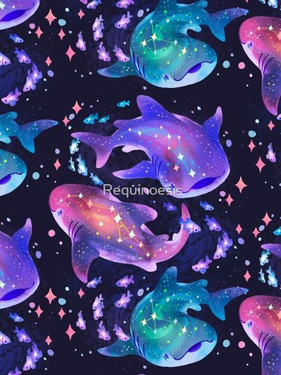 Cosmic Whale Shark iPhone Case