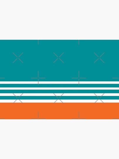 Miami Dolphins Football Fans Florida Sports Bath Mat