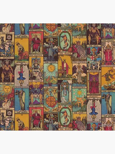 The Major Arcana of Tarot Vintage Patchwork Socks