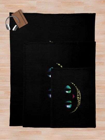 alice in wonderland cat Throw Blanket