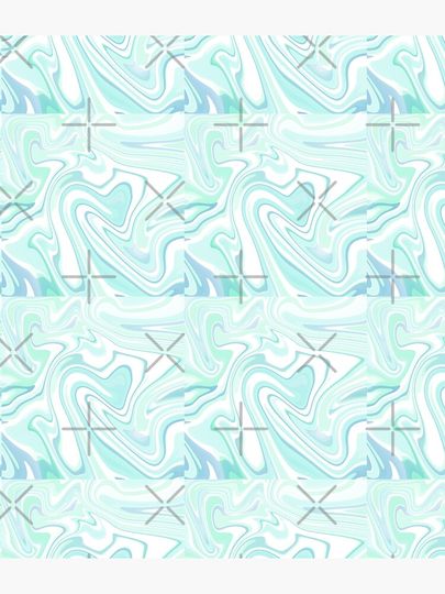 Light Blue Marble Backpack