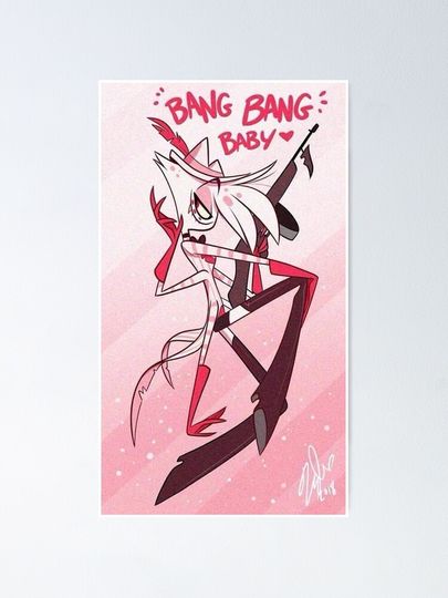 Hazbin Hotel Poster Wall Print for Bedroom or Living Room