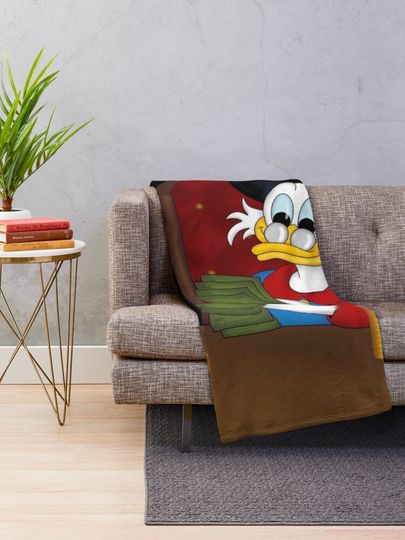 Money Motivated Throw Blanket