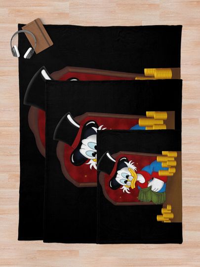 Money Motivated Throw Blanket