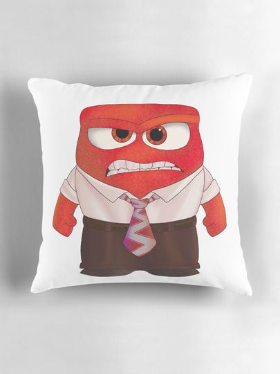 Anger from Inside Out Pillow
