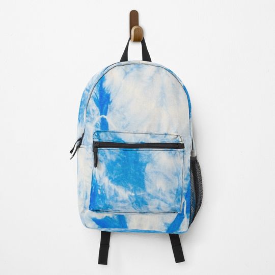 Tie Dye Blue Pattern Backpack