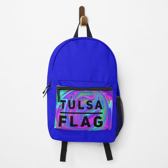 Tulsa Flag Redbubble Poster Backpack