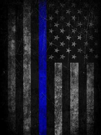 Thin Blue Line iPhone Case