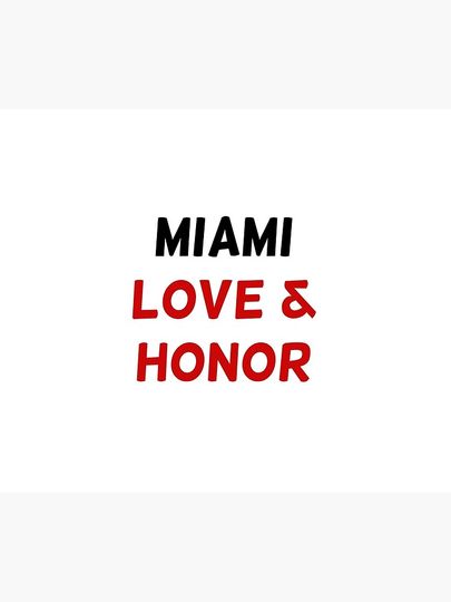Miami University - Miami Oxford - Love & Honor Throw Blanket