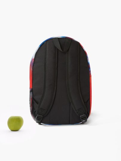 Red And Blue Tye Dye Backpack