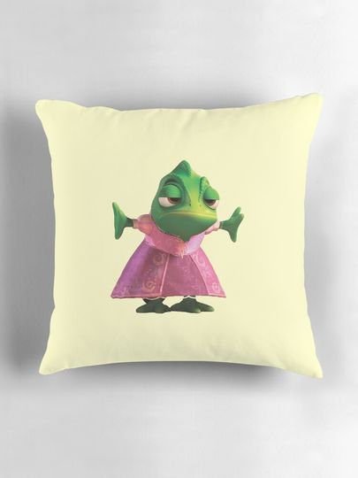 Pascal the Chameleon from Disney Tangled Pillow