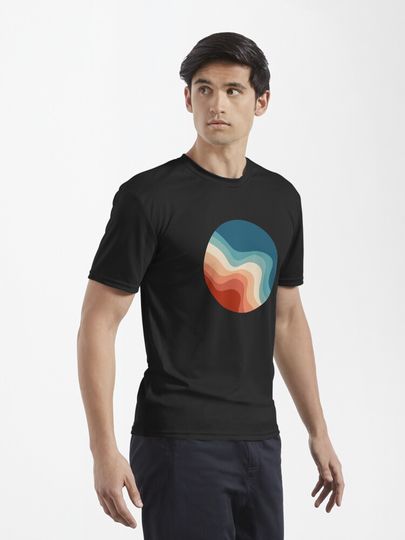 Retro Waves Active T-Shirt