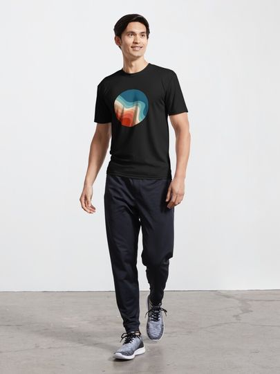 Retro Waves Active T-Shirt