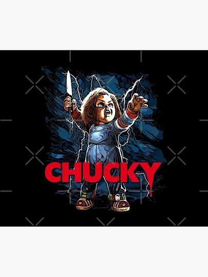 Chucky Child's Play doll Throw Blanket