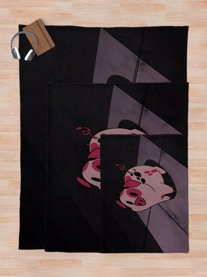 Fat Nuggets Hazbin Hotel Blanket, Hazbin Hotel Fan Gift
