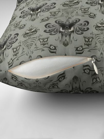 The Haunted Mansion Wallpaper Pillow