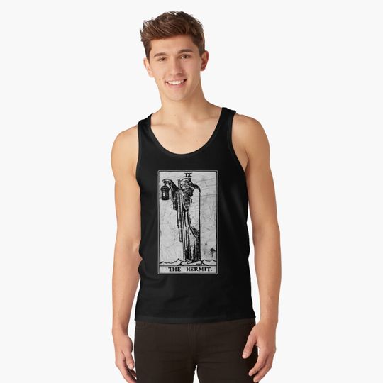 The Hermit Tarot Card - Major Arcana - fortune telling - occult Tank Top
