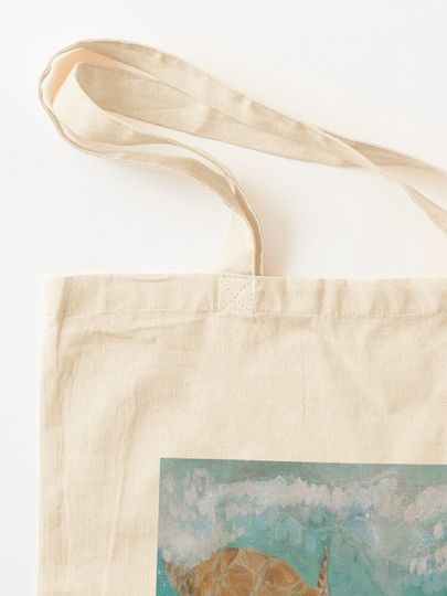 Diving Sea Turtle Tote Bag