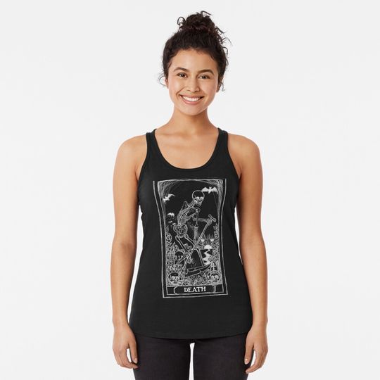 Death Card Racerback Tank Top