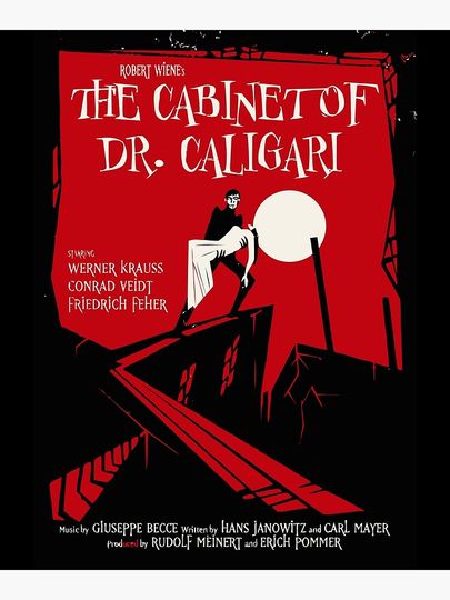The Cabinet of Dr. Caligari Premium Matte Vertical Poster