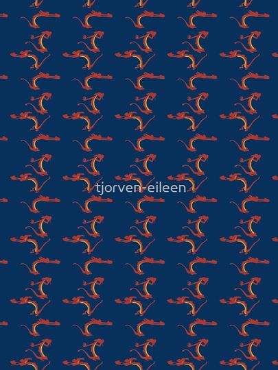 Mushu navy blue Leggings