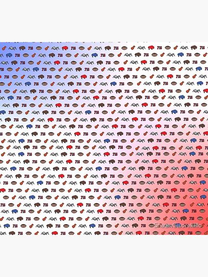 Buffalo Superfan Pattern Socks
