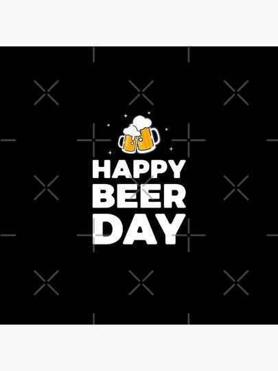 Happy International Beer day Gift Pin