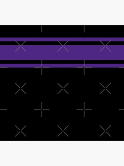 Black & Purple Power Stripe Socks