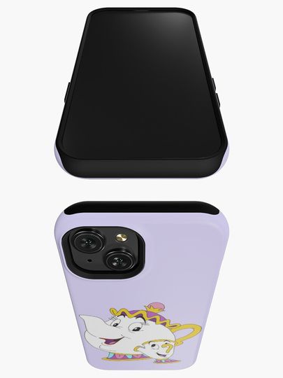 Mrs Potts and Chip iPhone Case