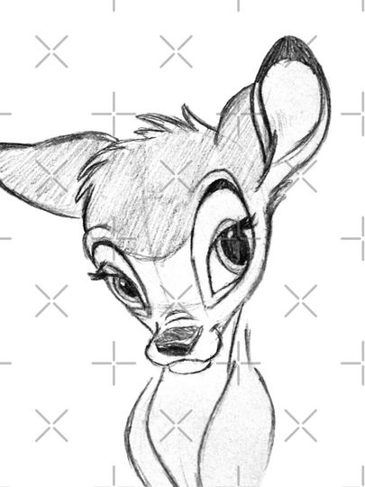 Bambi Sketch iPhone Case